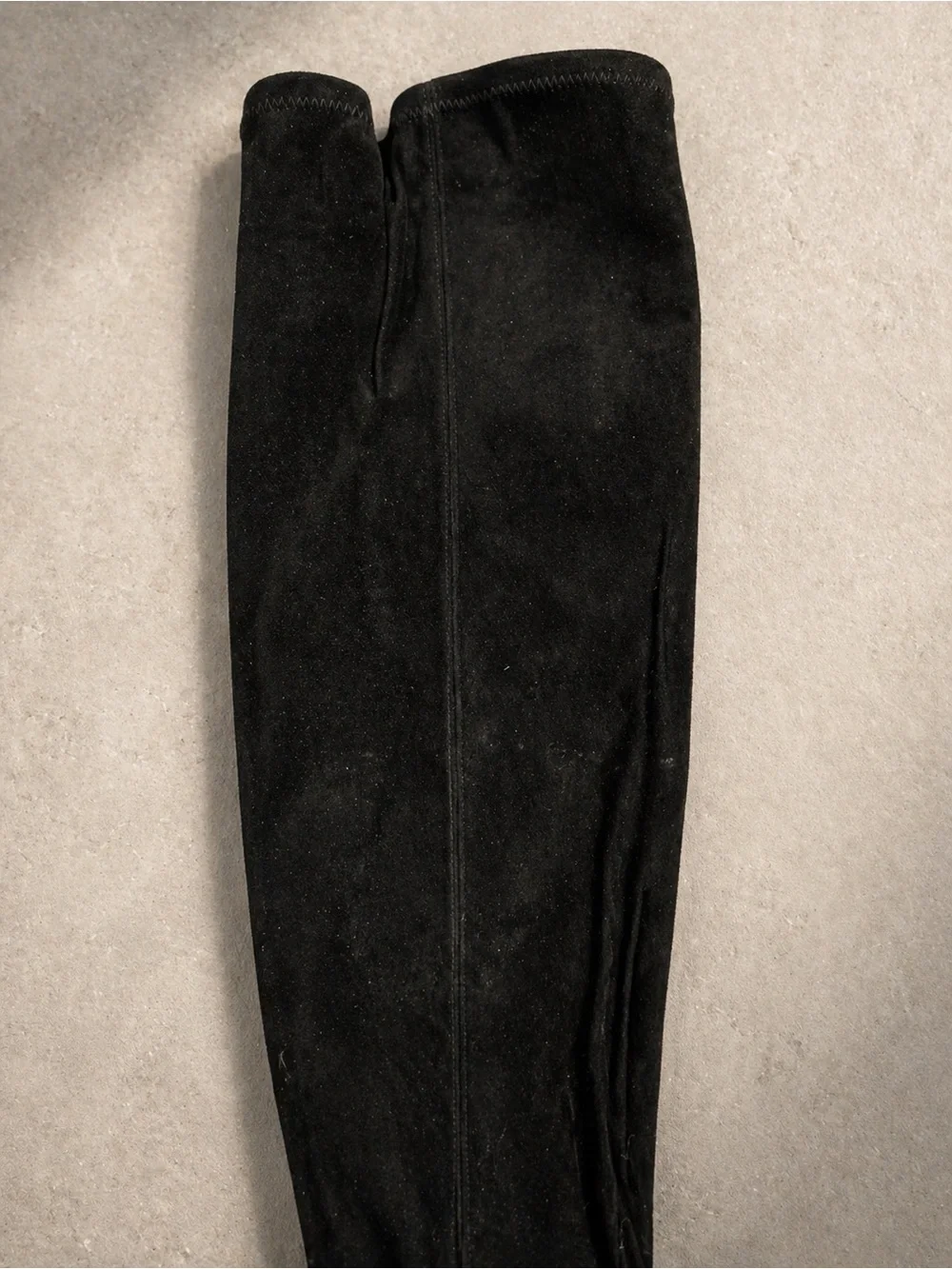 Valentino Garavani OTK Boots Black Stretch Suede Gold Heel 39 / US 8–8.5 NWT